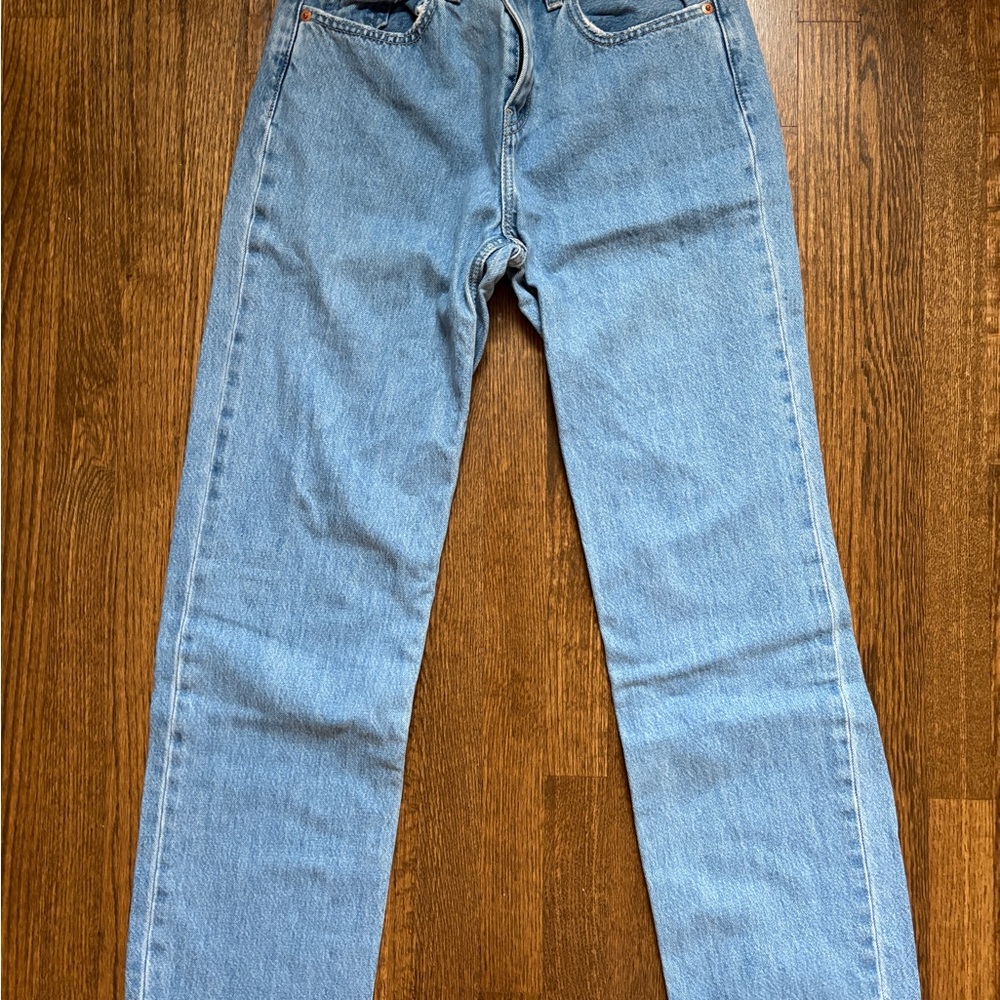 Levis Womens Low Pro Midwash Jeans